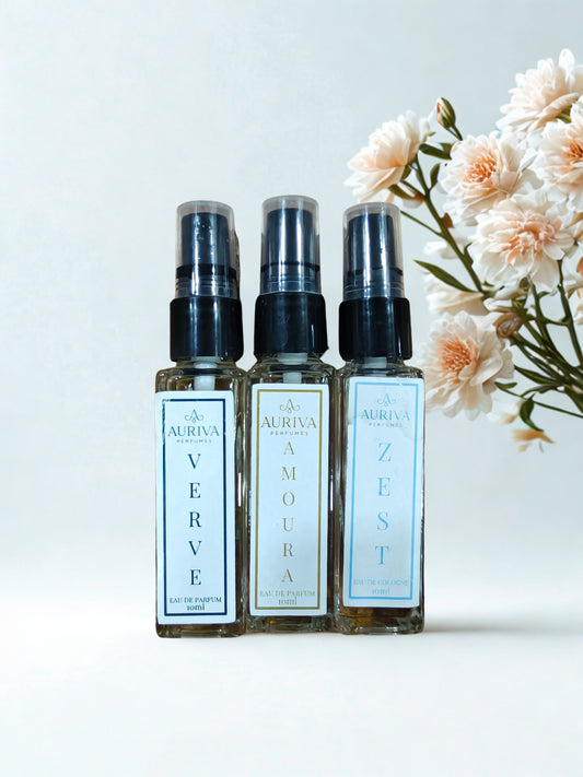 ✨ Auriva Perfume Combo – Verve + Zest + Amoura (3 x 10ml)