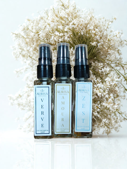✨ Auriva Perfume Combo – Verve + Zest + Amoura (3 x 10ml)